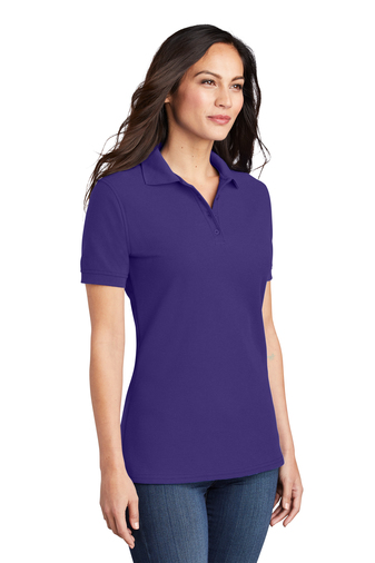 Port & Company® Ladies Core Blend Pique 6.5-ounce, 50/50 Cotton Poly Polo Shirt